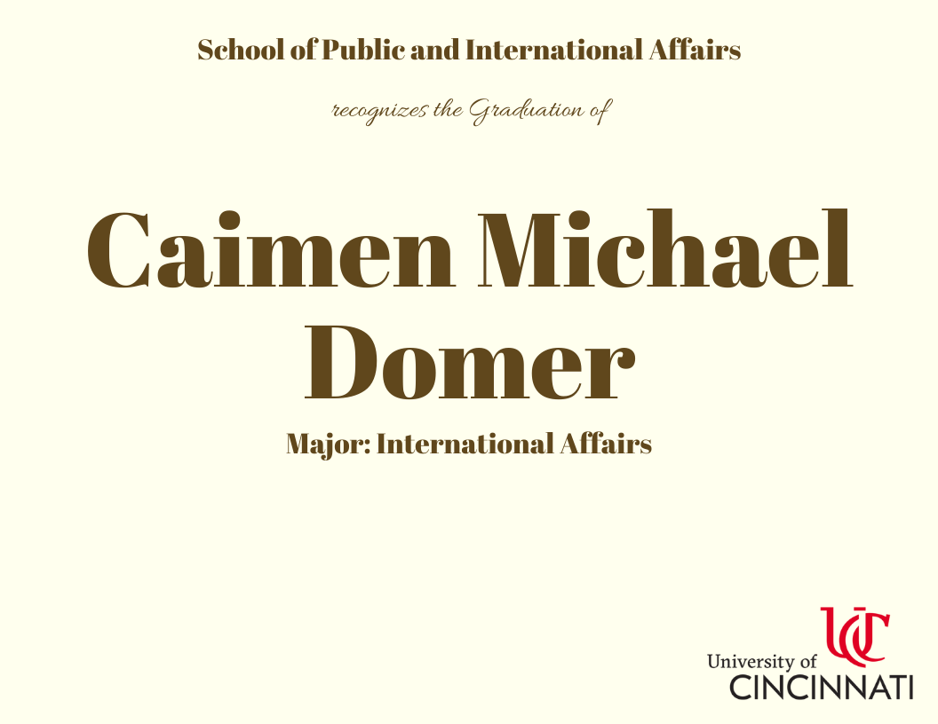 Caimen Michael Domer